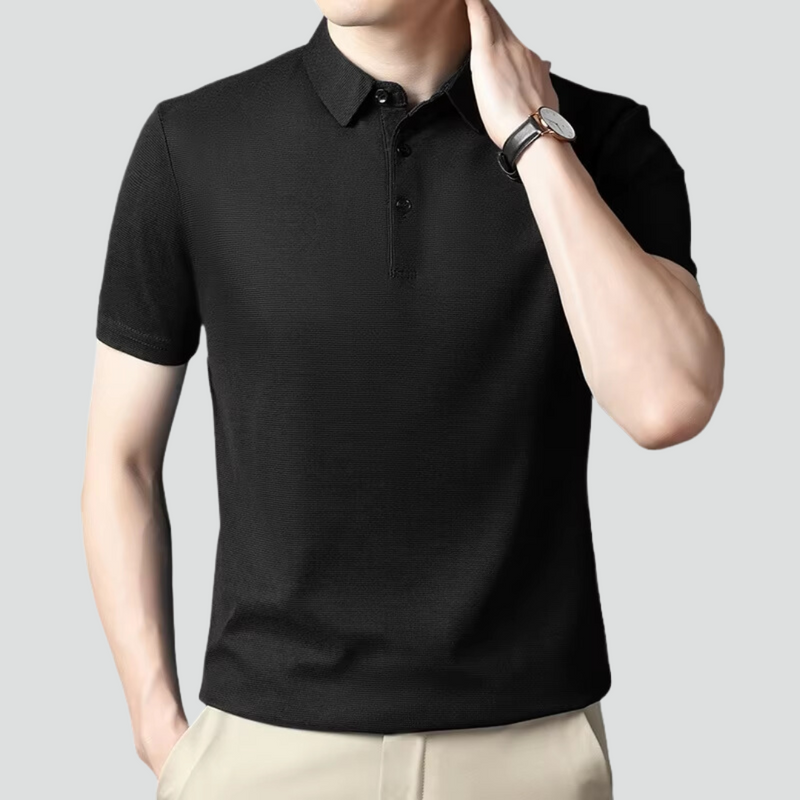 (PAGUE 1 LEVE 2) - Camisa Polo Aurum Seda Gelo