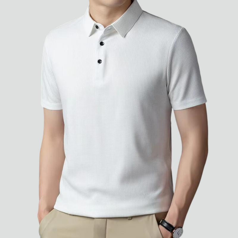 (PAGUE 1 LEVE 2) - Camisa Polo Aurum Seda Gelo