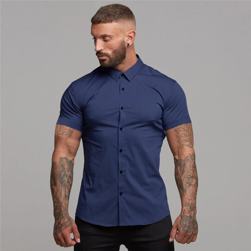 Compre 1 Leve 2 | Camisa Ultra Tech Social™ manga curta - anti amassado