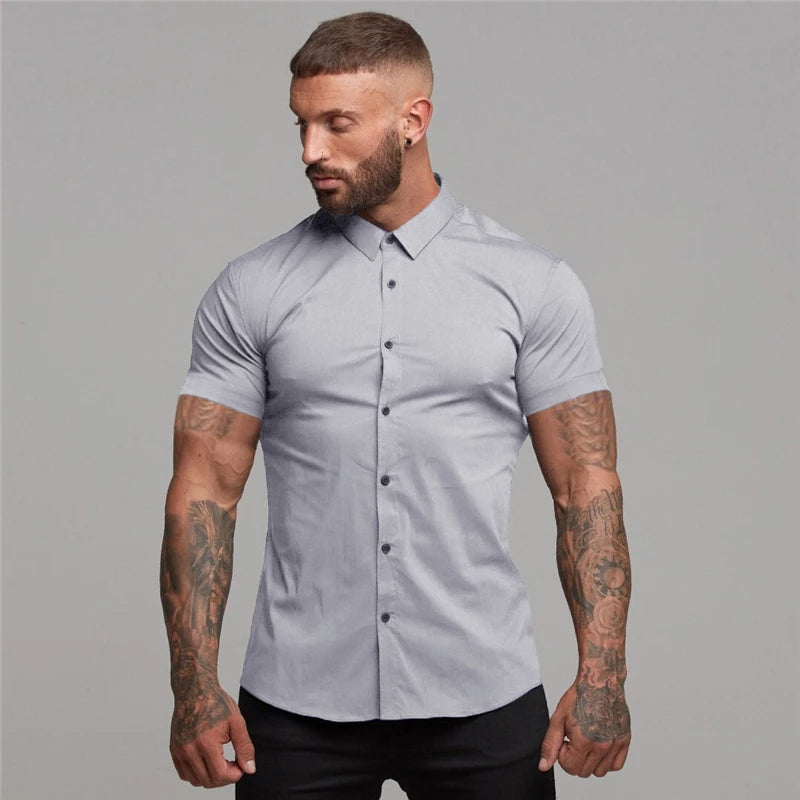 Compre 1 Leve 2 | Camisa Ultra Tech Social™ manga curta - anti amassado