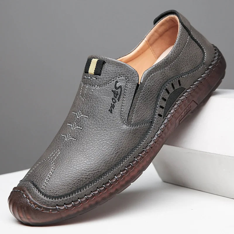 Sapato Mocassim Casual Italian® | Feito de Couro Legitímo