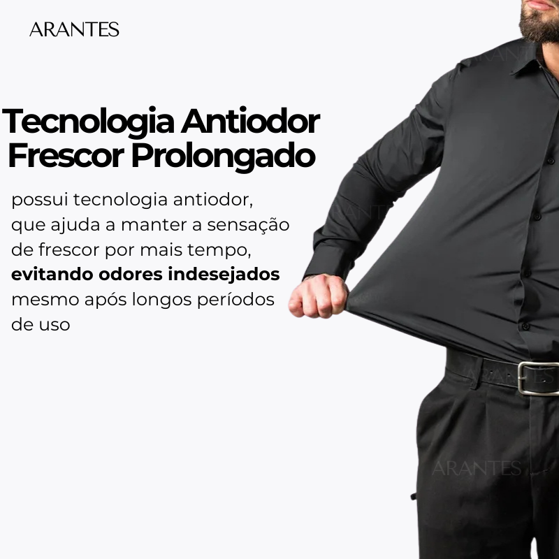 Camisa Ultra Tech Social Anti Amassados