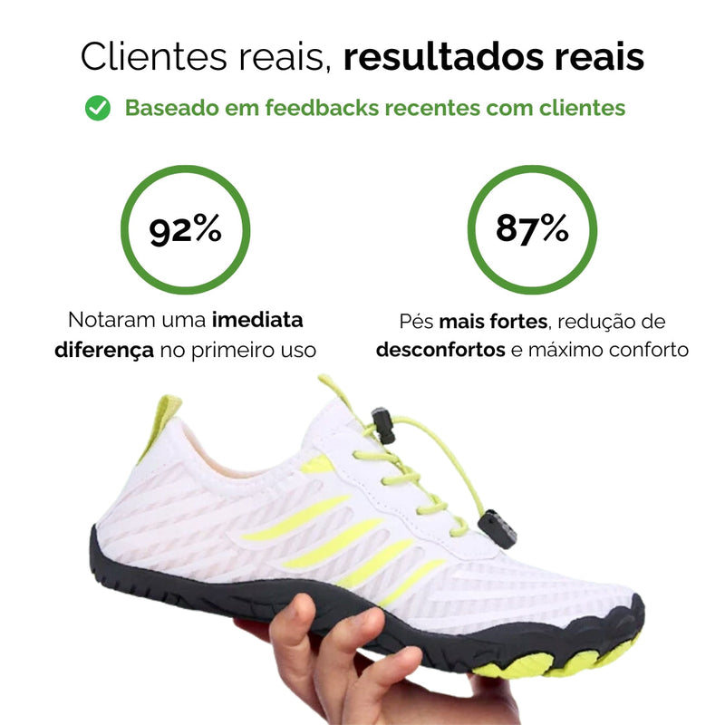 Sapato Tecnológico Terra Max - Conforto extremo, Ultra leve, Barefoot e Ortopédico