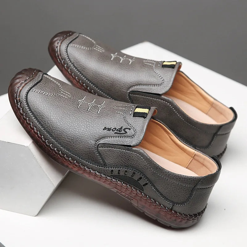 Sapato Mocassim Casual Italian® | Feito de Couro Legitímo